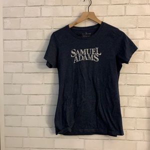 Samuel Adams navy blue T-shirt unisex size large